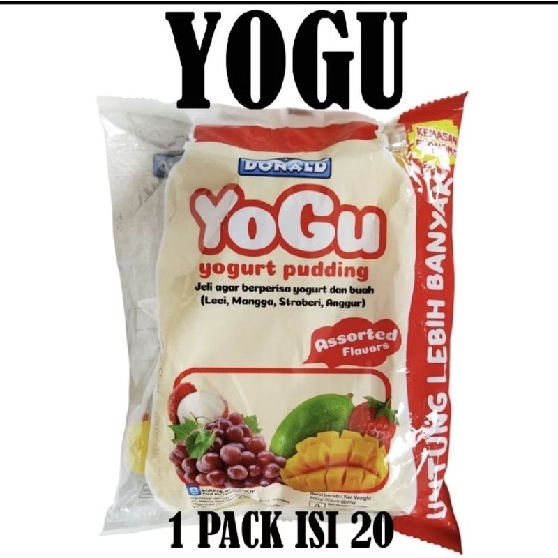 

JELLY PUDING YOGU 1 BKS ISI 20 PCS/PUDING YOGURT DONAL