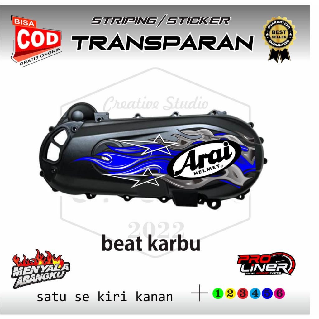sticker blok cvt beat karbu dan beat esp cocok terbaru