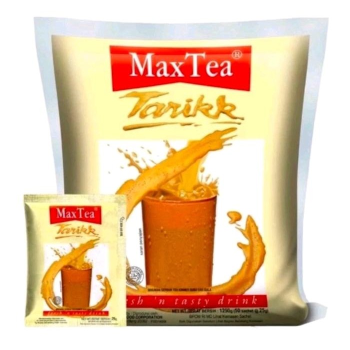 

Max Tea Teh Tarik isi 50sachet