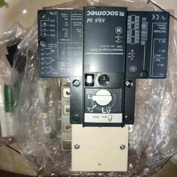 Atys Cos Socomec type S 4P-125A Motores 230VAC ORIGINAL Socomec NEW MURAH