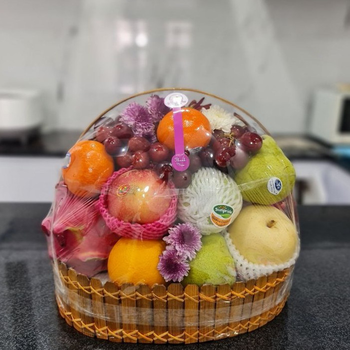 

Parcel Buah Segar Premium Parsel Keranjang Bambu Free Kartu Ucapan Hampers Lebaran Natal Christmas Hospitality Lamaran BEST SELLER