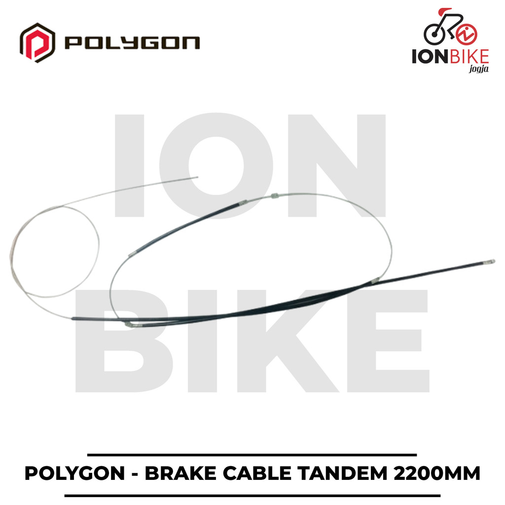 Kabel Rem Sepeda Tandem Panjang 2200mm 2200 mm 2.2 Meter Brake Cable Universal by Polygon Murah Awet