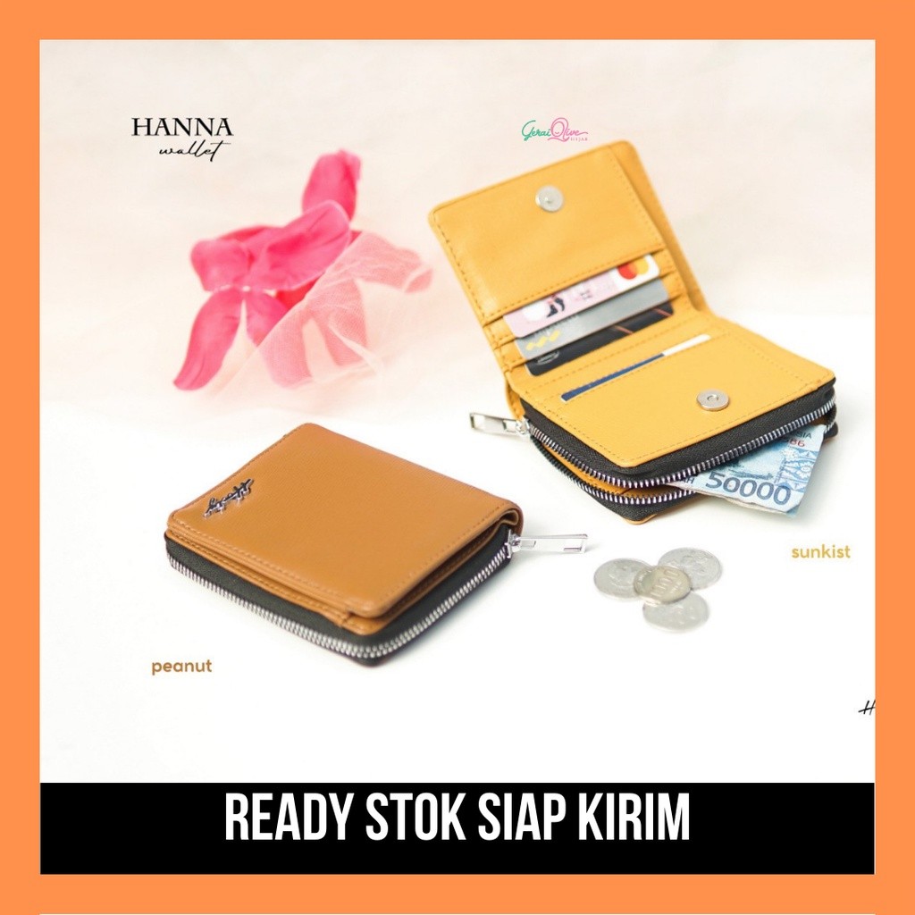 Dompet Mini Wanita Kulit Sintetis Hanna Wallet by Hody