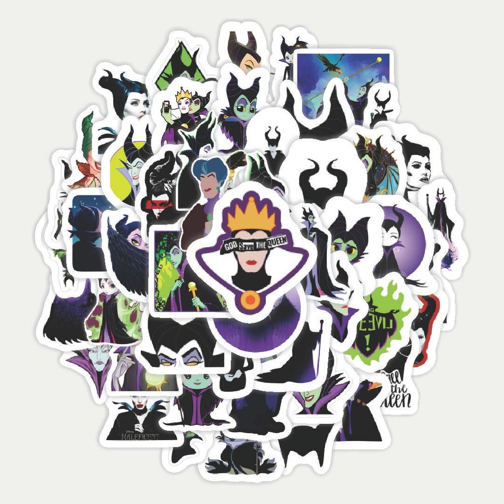 

Sticker Pack Stiker Kartun Maleficent | Sticker TUMBLR | Stiker LAPTOP KOPER HELM