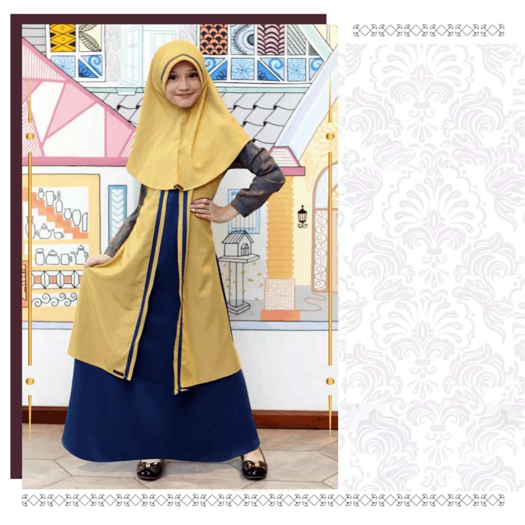 ETHICA GAMIS ANAK KAGUMI KIDS 28  BIRU