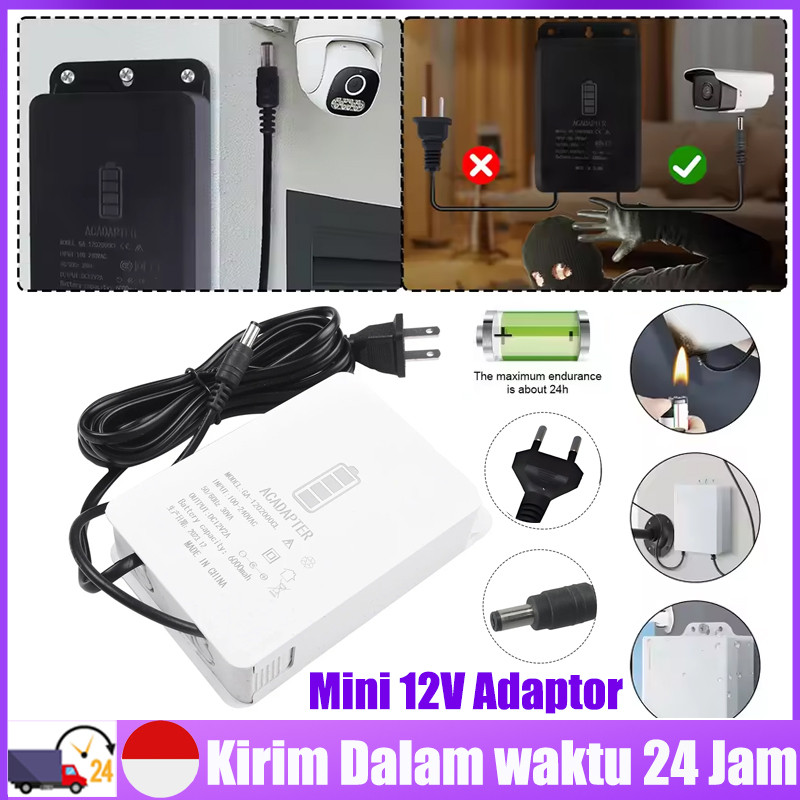 [Ready ya,COD] Mini UPS CCTV 12V UPS Router Wifi Modem Wifi UPS Mini 12V Untuk Wifi CCTV Cadangan Ba