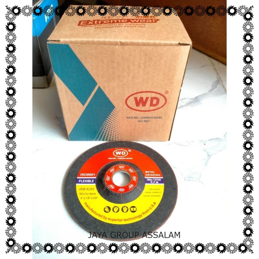 WD Flexible 4inch/Batu Gerinda Flexible Ac 60