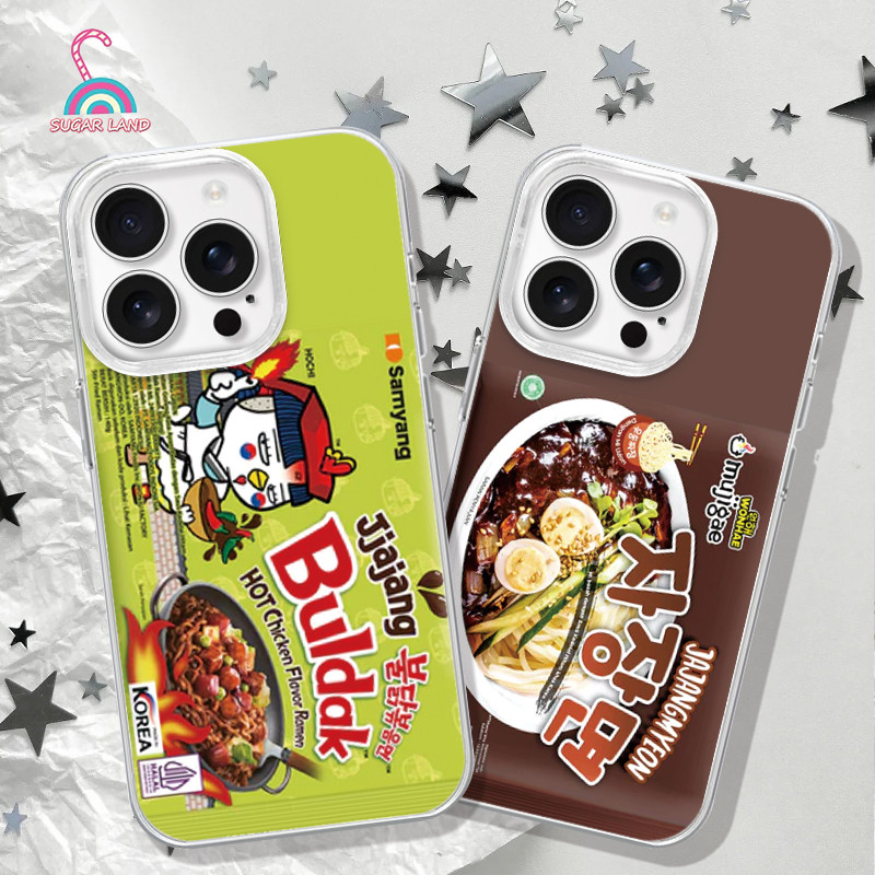 High quality anti-collision Casing HP 2D Samyang Ramen packaging pattern bling For Infinix Smart 5 6