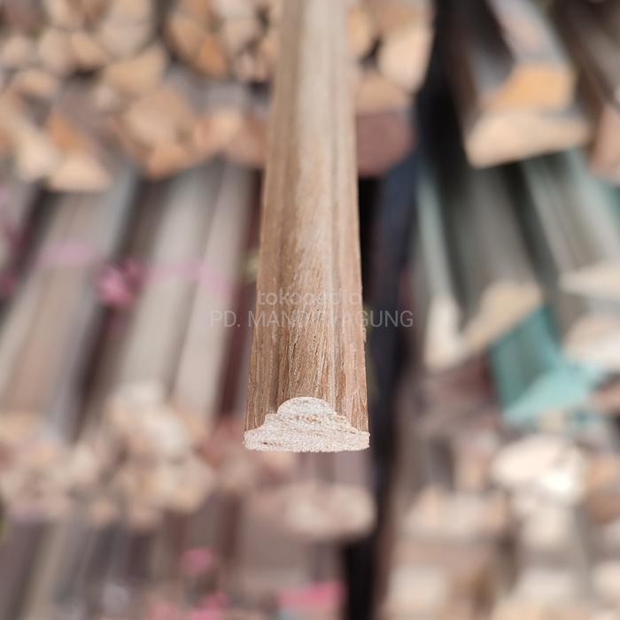 LK-25 LIS PROFIL KAYU Kamper & Meranti Wall Moulding Wainscoting Panel - 1x1,5x4m Kpr