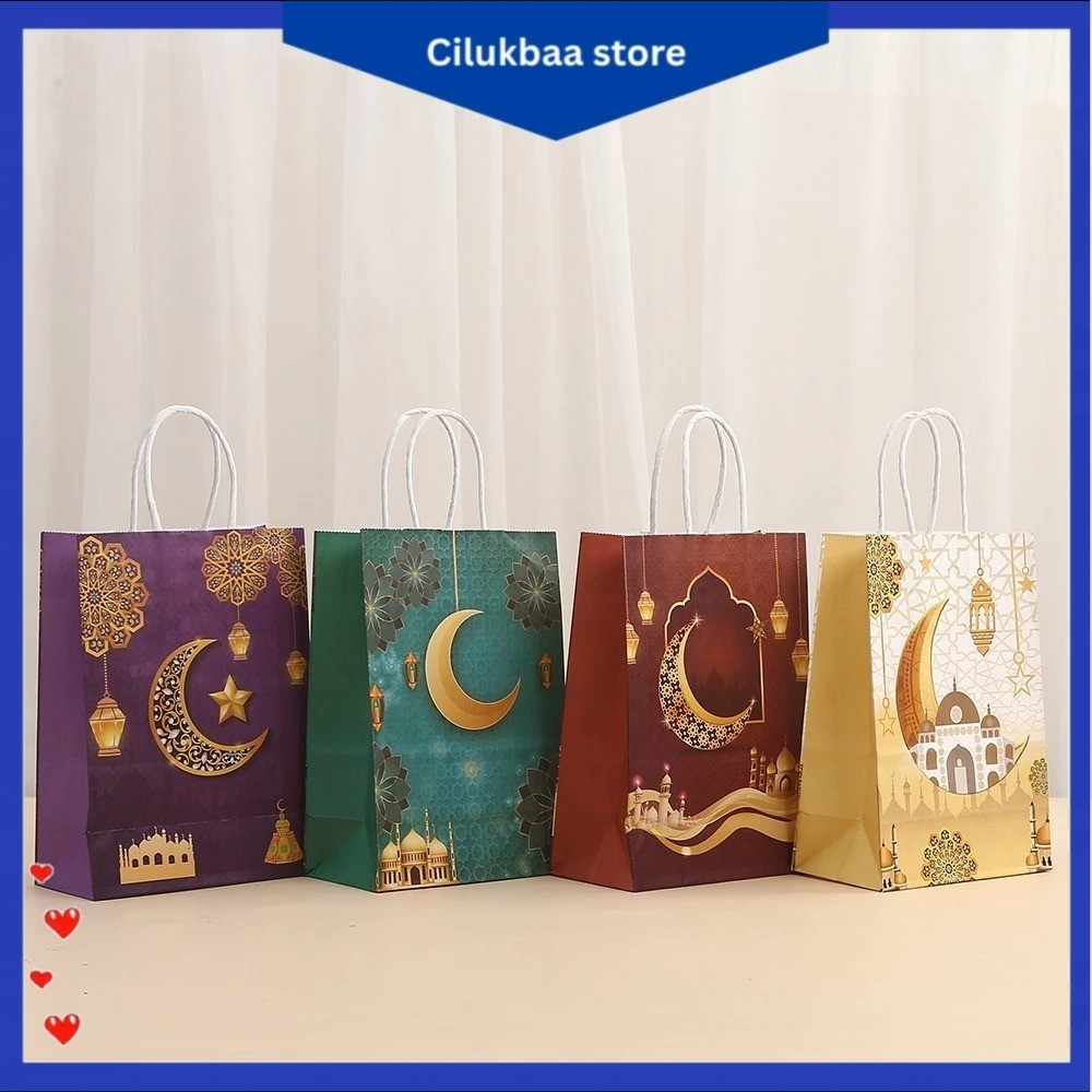 

PAPER BAG GOODIE BAG TAS KADO HADIAH HAMPERS EDISI LEBARAN IDUL FITRI EID MUBARAK