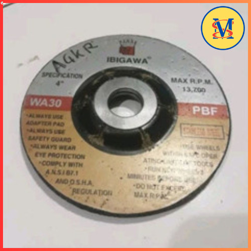 Mata Batu Gerinda 4 Inch untuk Selepan Tangan Tebal Kuat Tajam Awet Cocok Besi dan Material Keras