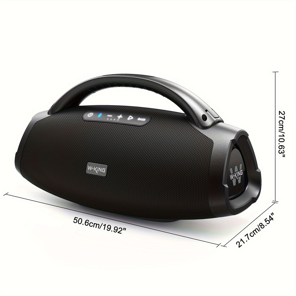 W-KING Portable Bluetooth Speaker 200W RMS Outdoor Wireless Speaker IPX7 Waterproof Speaker Party Ca