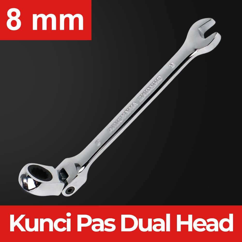 

OLOEY Kunci Pas Dual Head Combination Ratchet Wrench Flexible Head - CL6-24