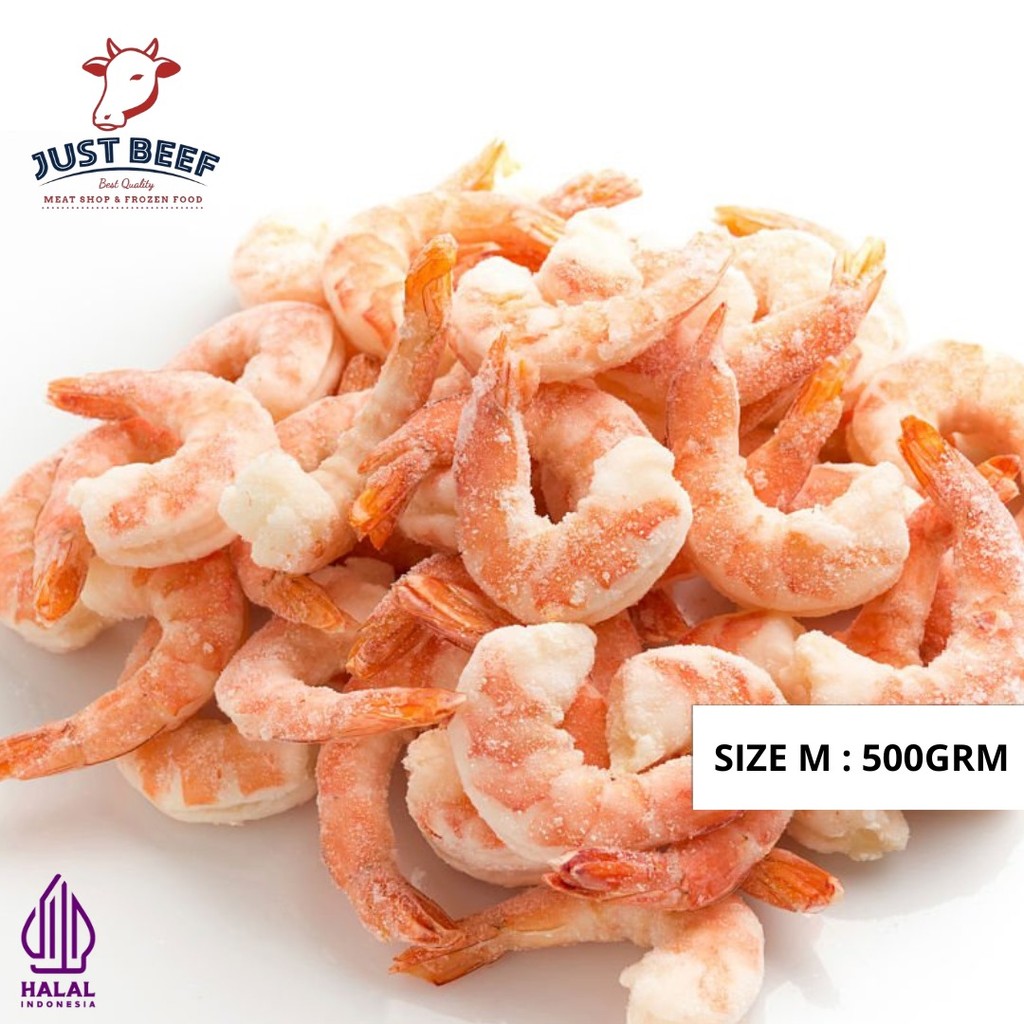 

Udang Kupas Rebus / Udang Cooked Beku / Shrimp Cooked Size M