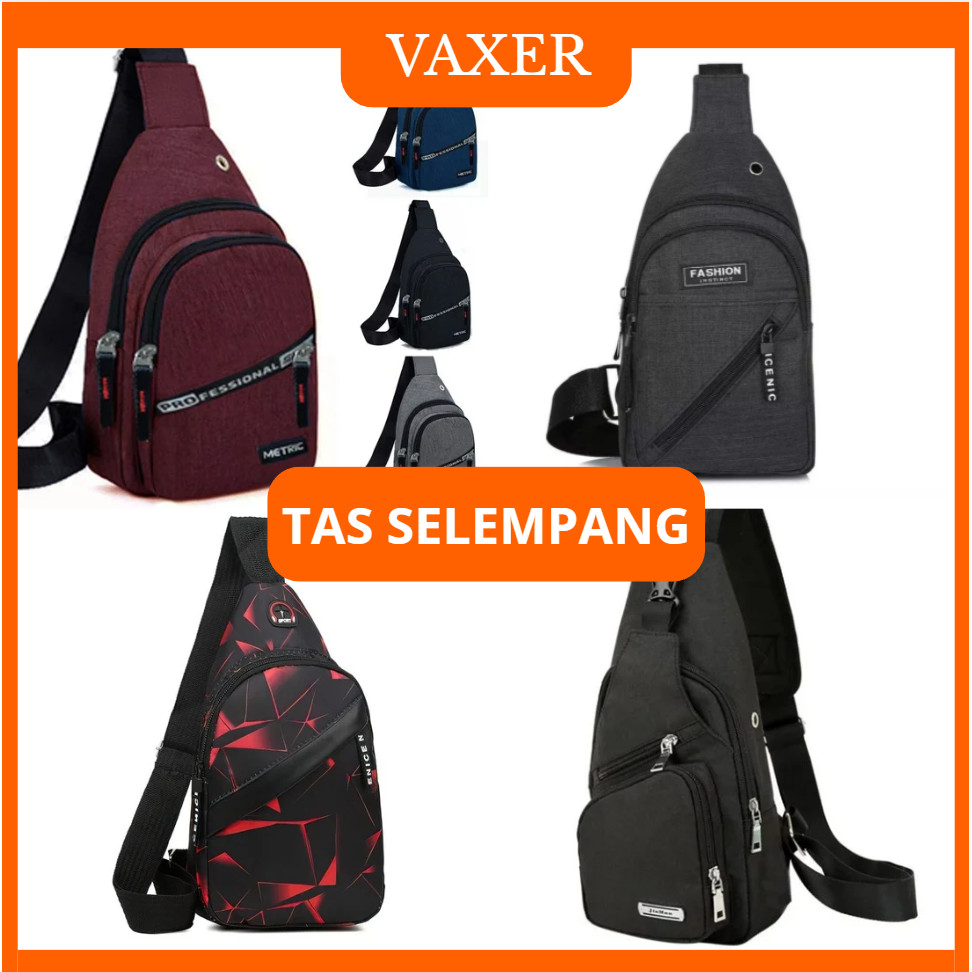 Tas Handphone Sling Bag Waistbag Pria Tas Selempang Dada Tas Punggung Ukuran Kecil untuk Handphone D