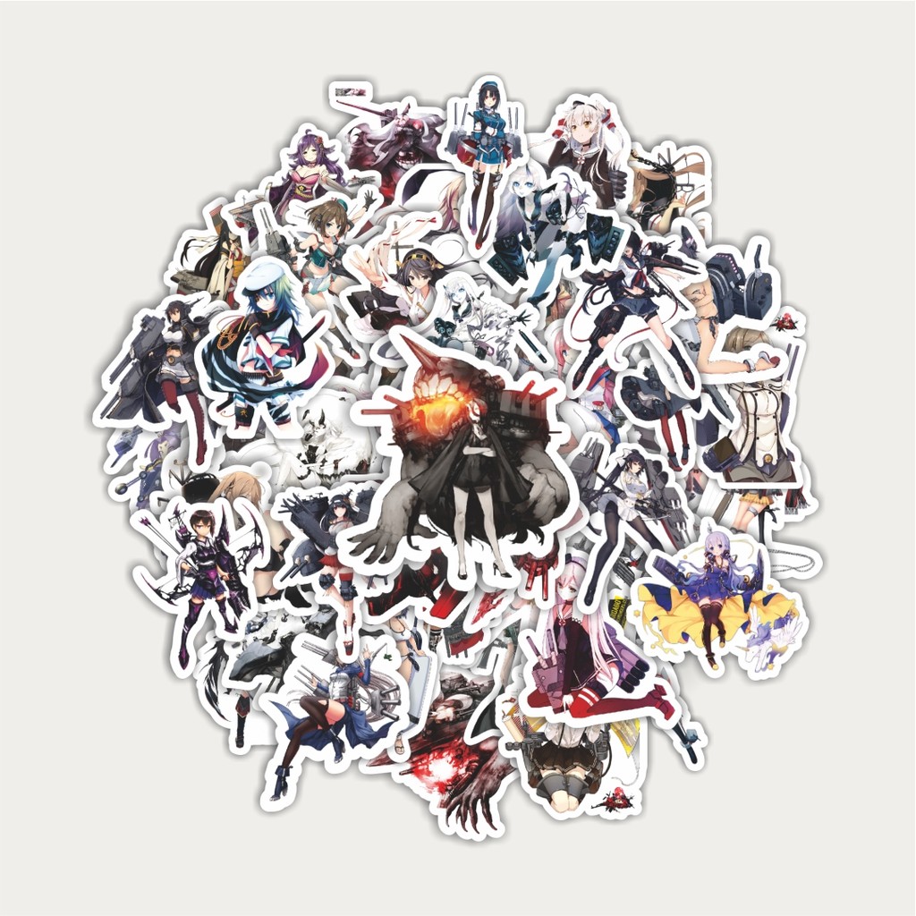 

Sticker Pack Stiker Anime Game Series Kantai Collection Character 7 | Sticker TUMBLR | Stiker LAPTOP KOPER HELM