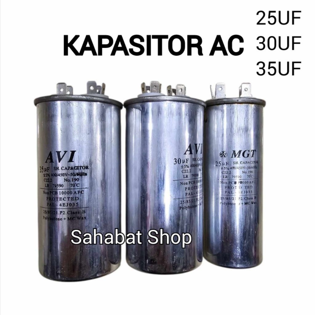 KAPASITOR AC / CAPASITOR AC 25UF 30UF 35UF 400/450V