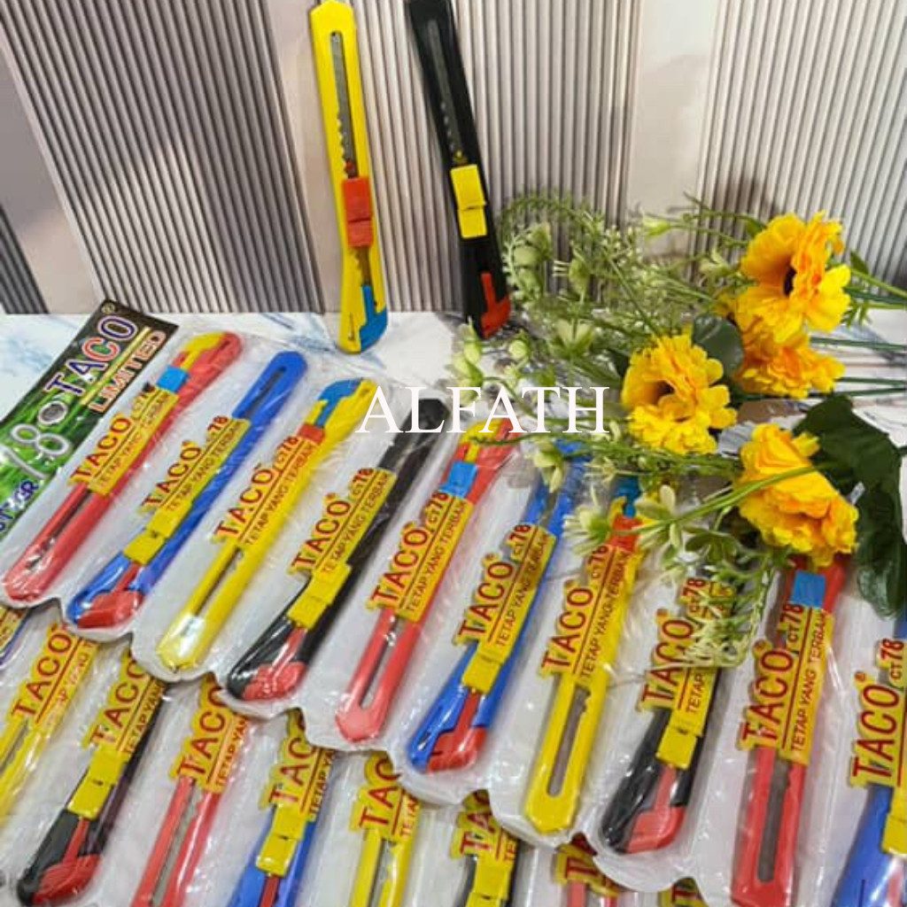 

[2PCS] CUTTER KECIL TACO / CUTTER RENTENG CT-78/ Cuter murah dan kokoh