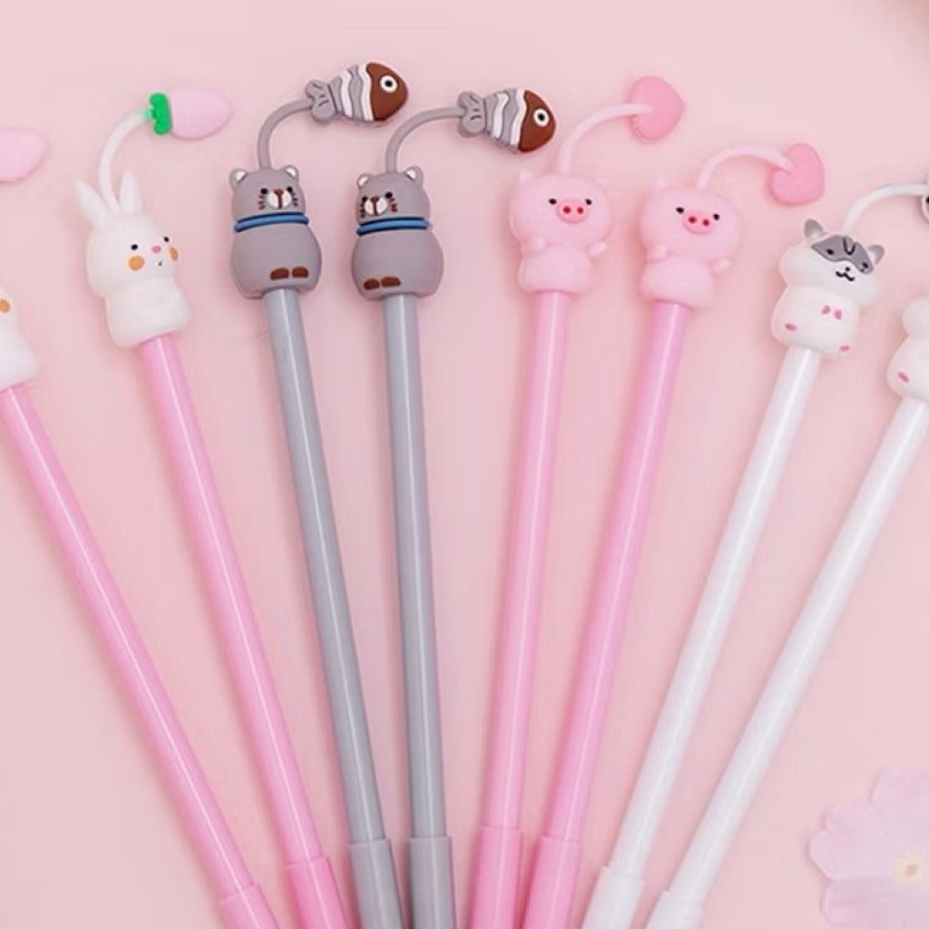 

Pena Gel Karakter Binatang Pen Hewat Lucu Pulpen Gel Kulitas