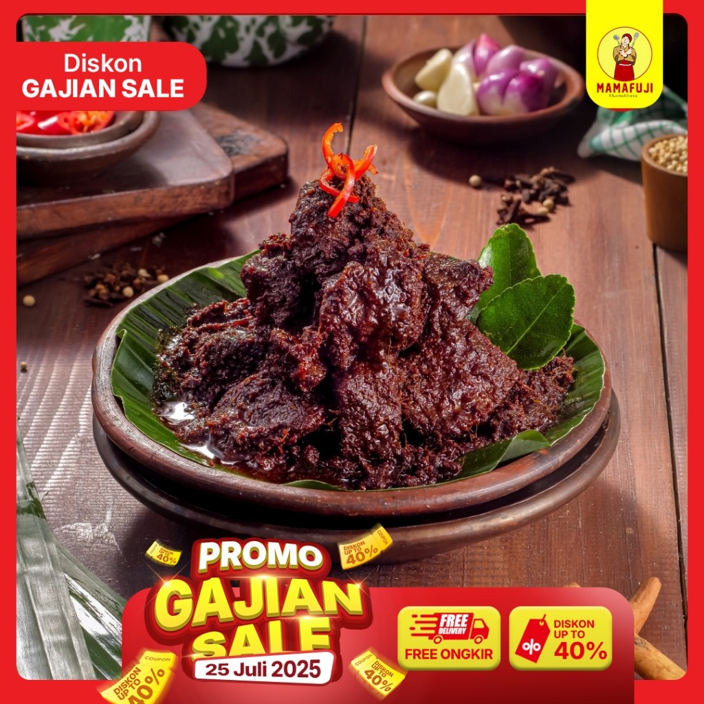 

Mamafuji - Rendang Daging 350gr (Mini Size)