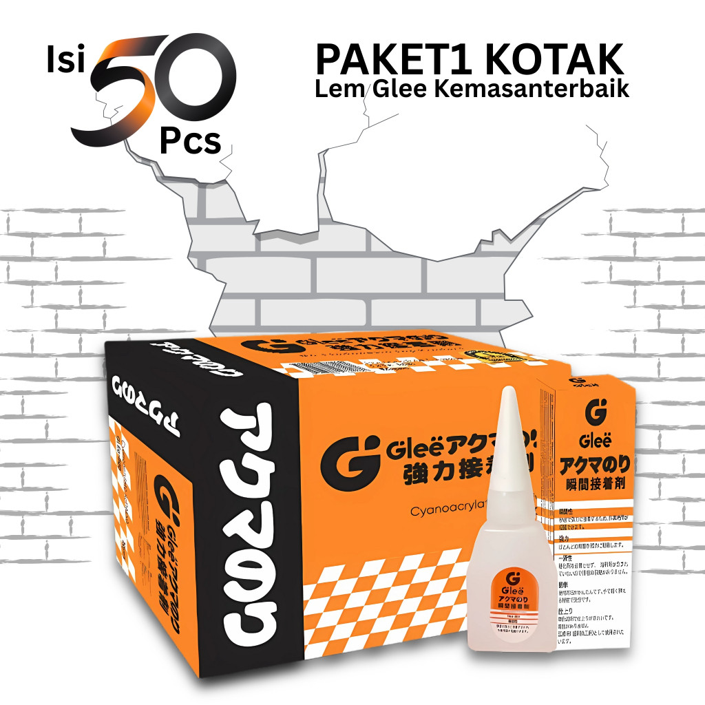 

50 PC LEM KOREA GLUE SUPER REKAT ASLI GRATIS SELANG