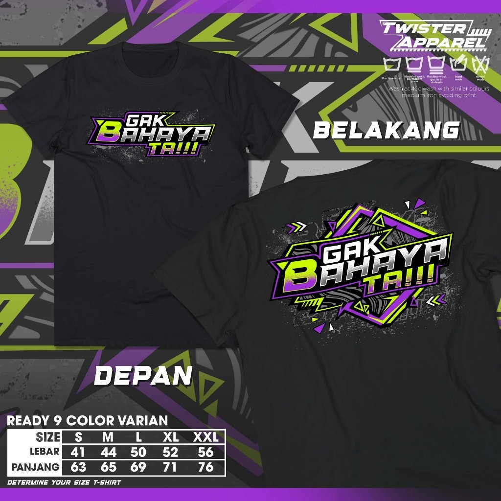 Kaos Gak Bahaya Ta Baju Viral Kata Kata Sindiran Lucu Terbaru Tshirt Racing  - 3618