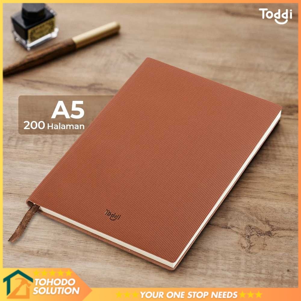 

Toddi Buku Jurnal Leather Notebook Diary 68GSM 200 Halaman Grid - TD101