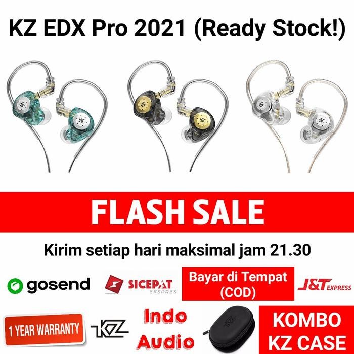 Promo KZ EDX Pro with mic non mic In Ear KZ AZ09 KZ ZSN Pro X KZ ZEX KZ ZSTX - Black No Mic, + Kombo