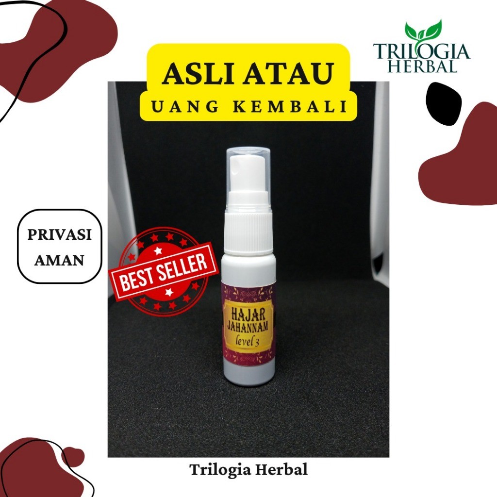 Hajar Jahanam SPRAY Level 3 Hajar Saadah Mesir Obat Tahan Lama Kuat Original TRILOGIA