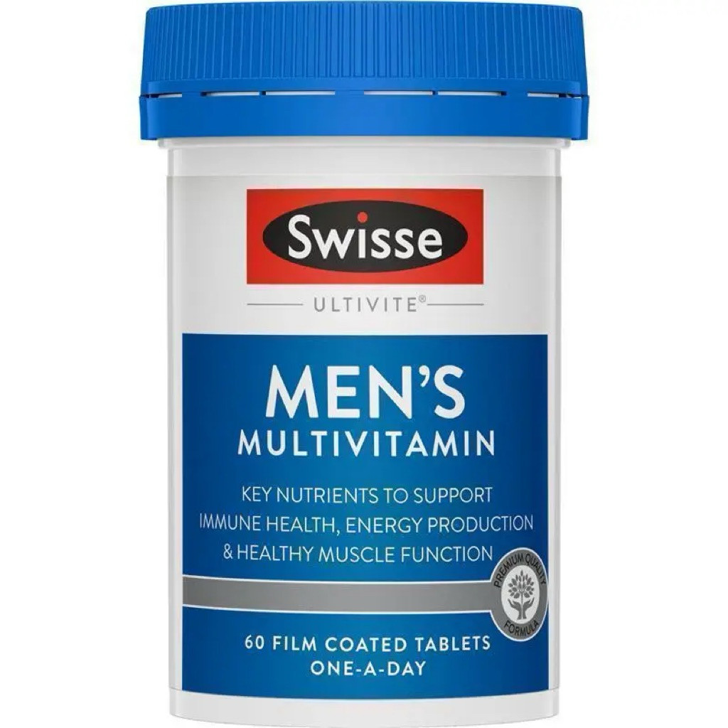 Swisse Mens Multivitamin 60 Tablets | Multivitamin untuk Pria