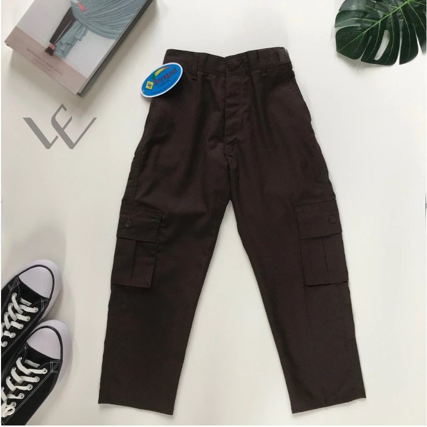 Celana PDL Pramuka SD/SMP Panjang Karet Merek Seragam / Celana Pramuka Perempuan wf store