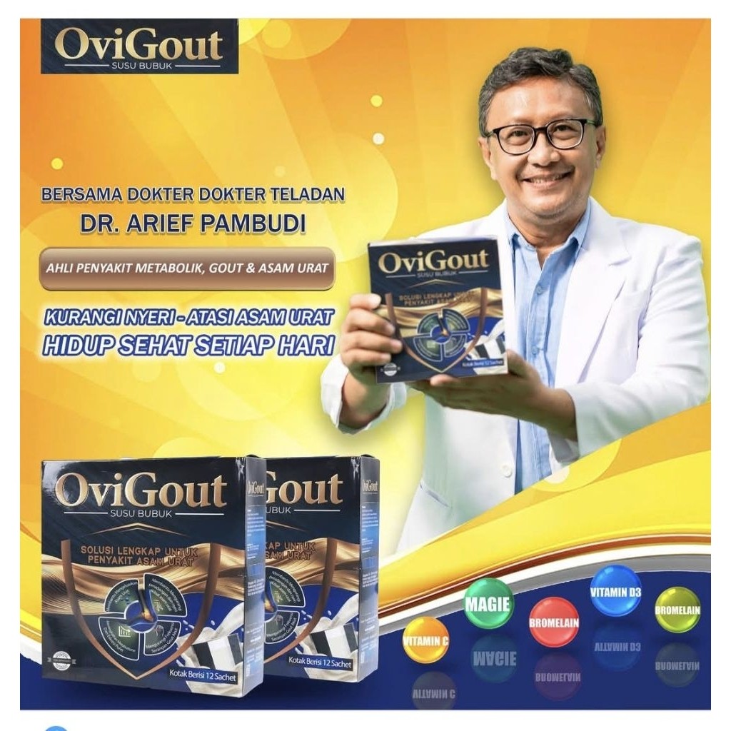 

OVIGOUT MILK SUSU ASLI ORIGINAL OBAT ASAM URAT NYERI SENDI ASAM URAT FREE GIFT
