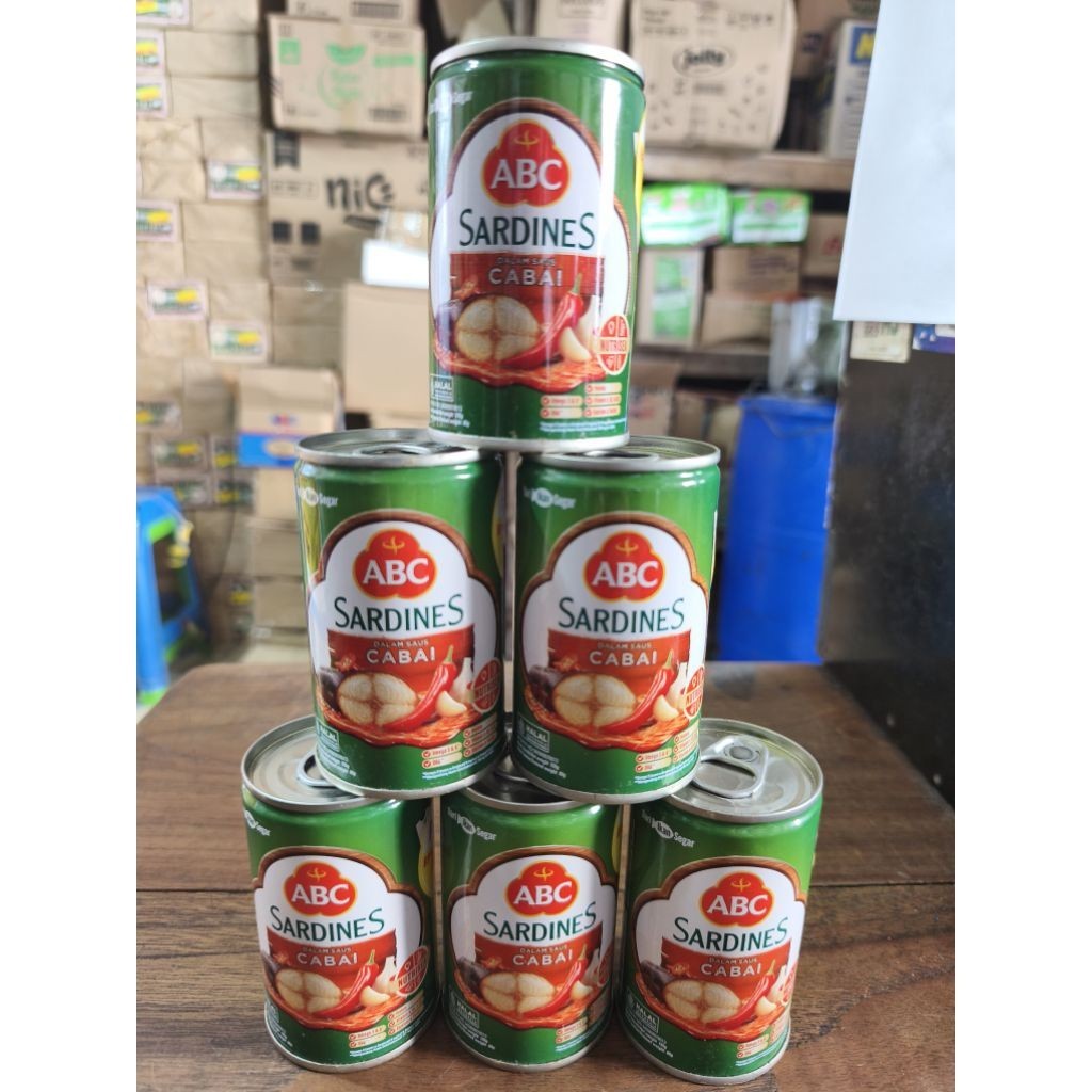 

ABC Sardines Cabai 155gr