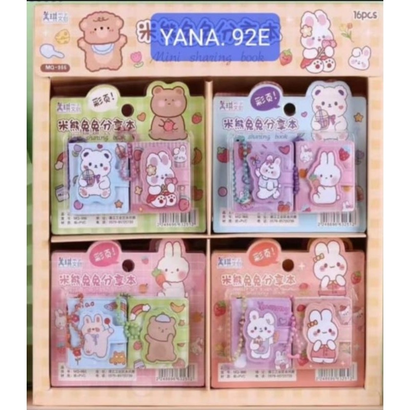 

COD Paket Usaha 16set Memo Lucu Mini 1 Set isi 2pc / Memo Air