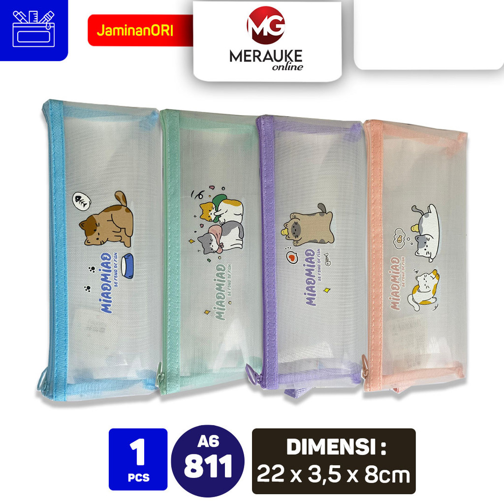 

KINHSHION Tempat Pensil Jaring Fancy A6 811