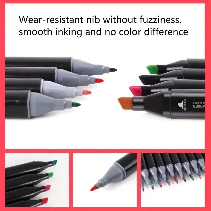 

1 Set Color Headed Oil-Based Alcohol Watercolor Pen Student Students' Animation Painting Perfect for Easter Decoration