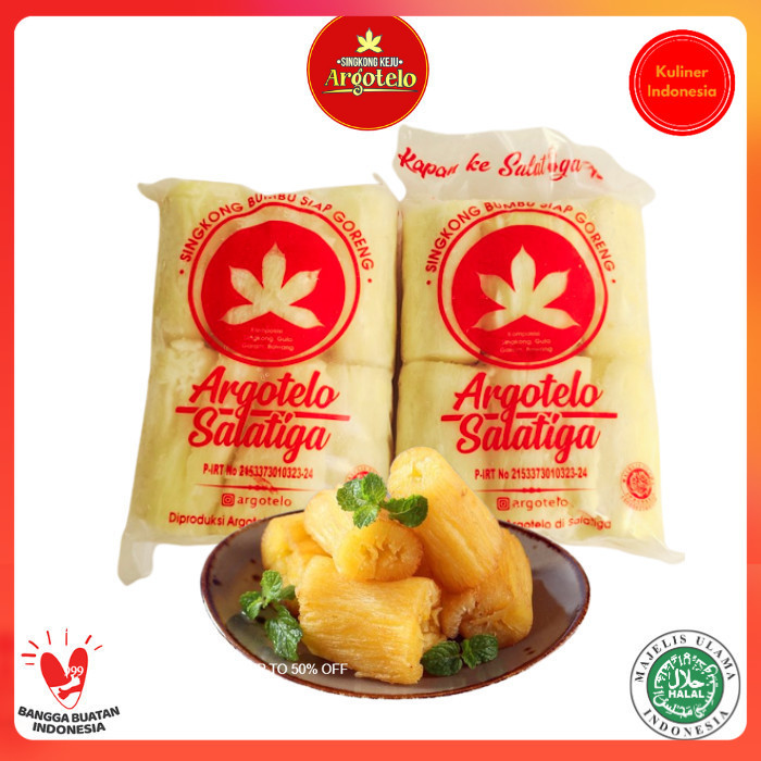 

Singkong Keju Merk Argotelo Sala tiga Original
