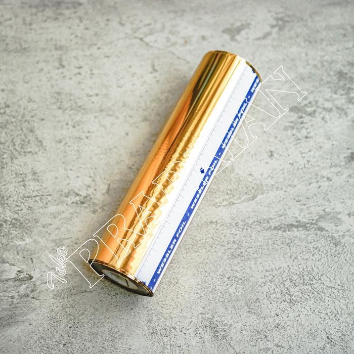 Foil emas roll (prada emas / gold prada) besar