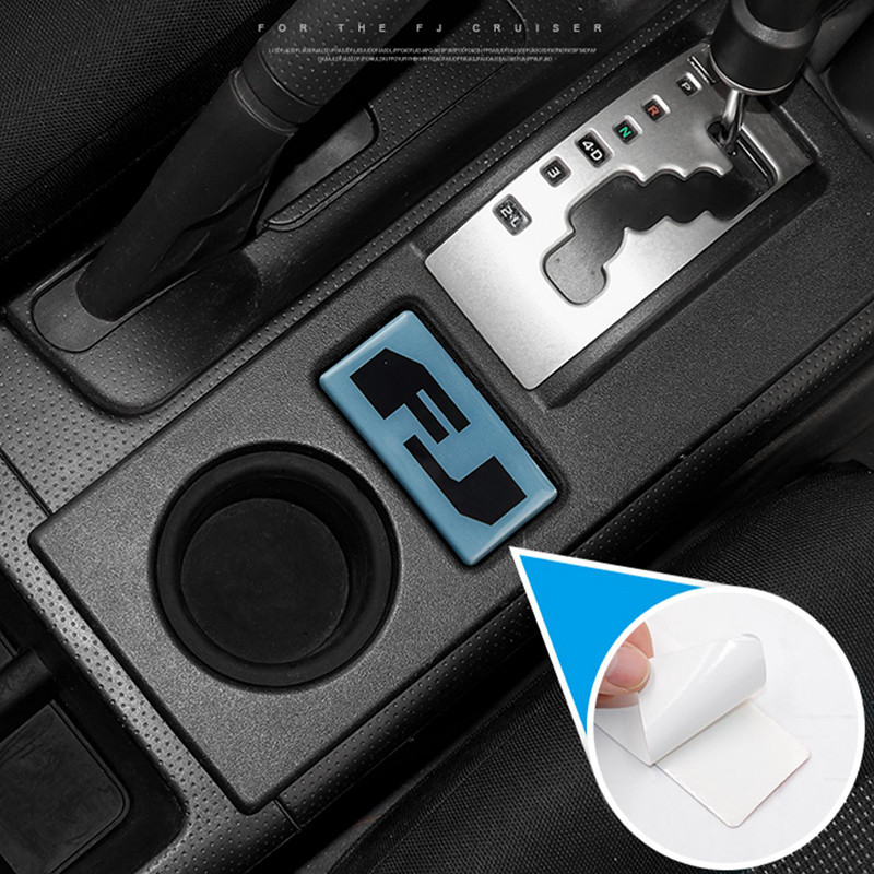 Epoxy Sticker For Toyota FJ Cruiser Gear Panel Decorative Accessories FJ Cruiser Interior Patch