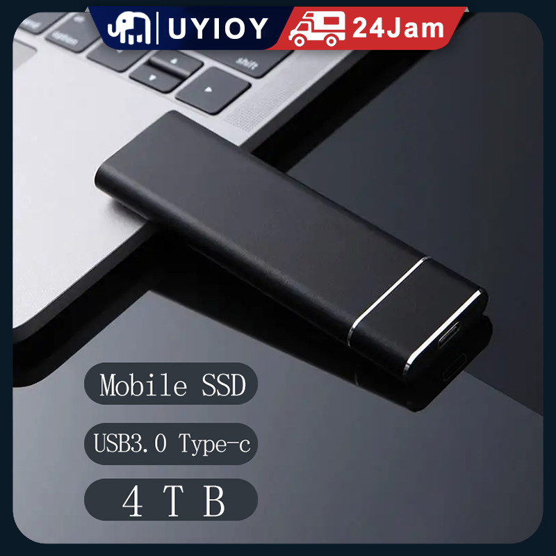SSD Eksternal 4TB USB 3.0 Type-C ssd laptop PC ssd portable eksternal hp solid state drive