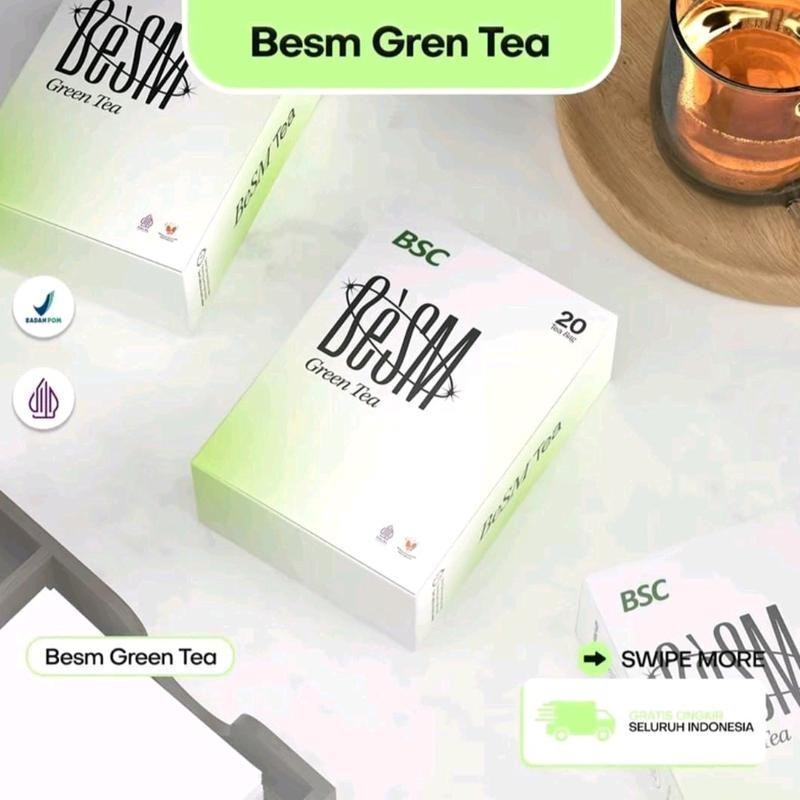 

Promo Minuman BSC | BeSM Teh Hijau (1 box isi 20 kantung teh)