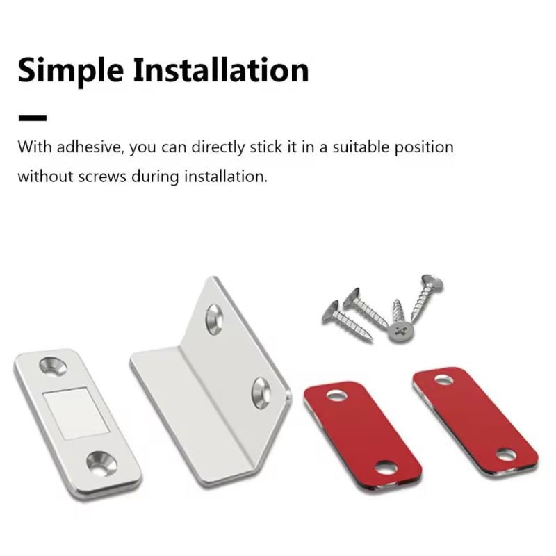 GUMDROP - Penutup Pintu Lemari Magnet Siku Catches Magnet Pintu Lemari Geser Magnet L