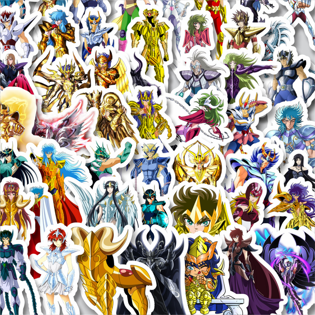 

Stiker Cutting Pack Stiker Anime Saint Seiya Character Mix 3 Isi 100Pcs Series Aesthetic Lucu Keren Untuk Koper Bahan Vynil