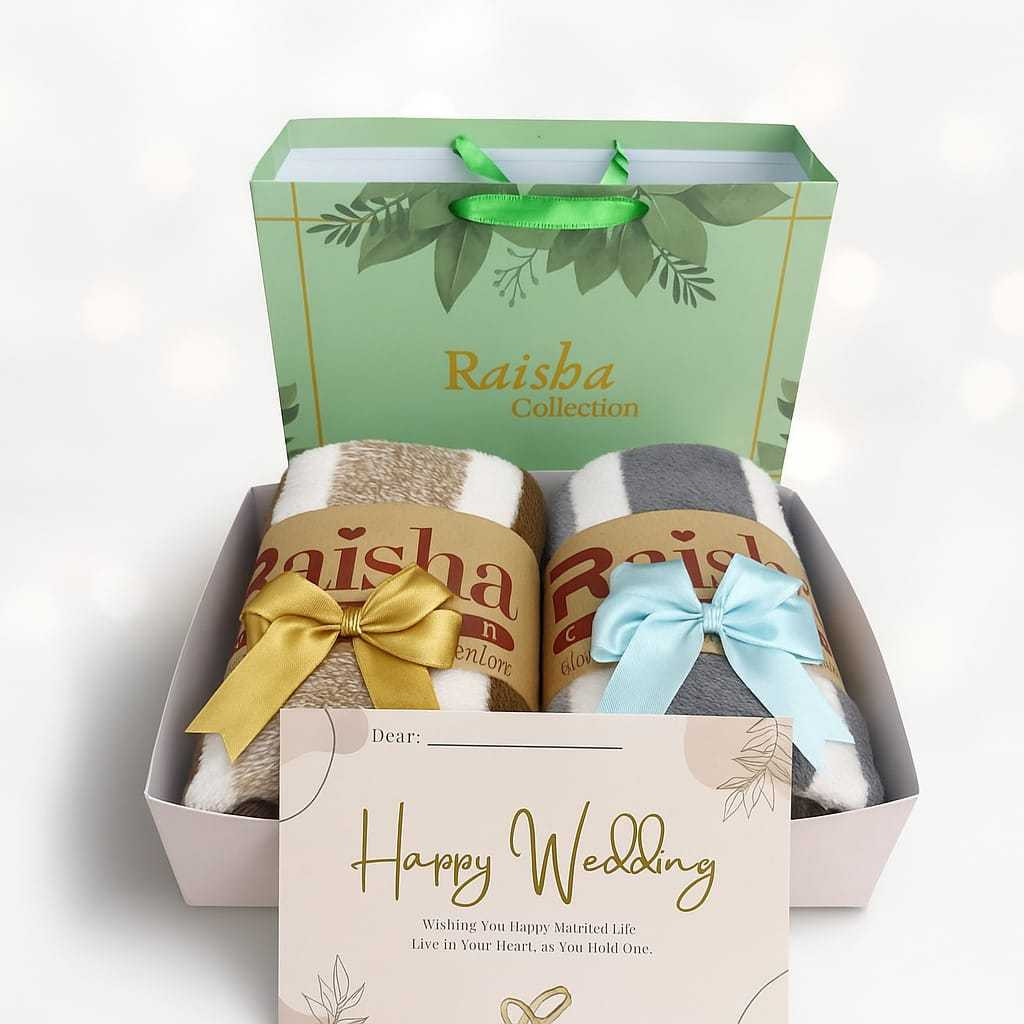 Rc Hampers Handuk Couple Tanggung 50x100 Free SlidingBag Kado Nikah Seserahan Kado Anniversary Gift 