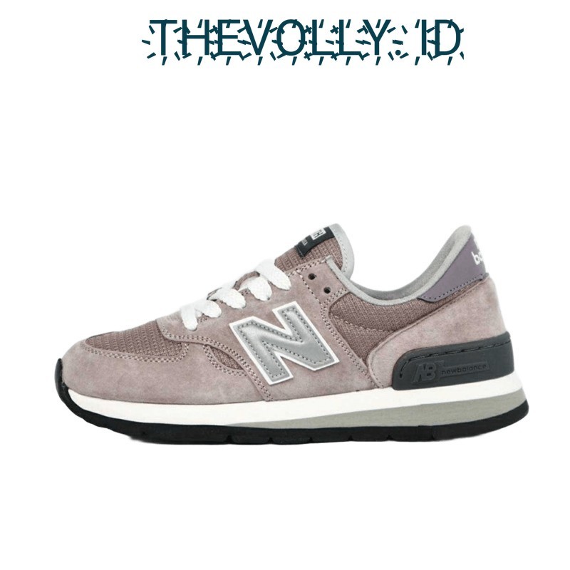 Sepatu NB New Balance 990 V1 X KITH Dusty Rose Brown Silver BNIB Original / Sneakers Pria