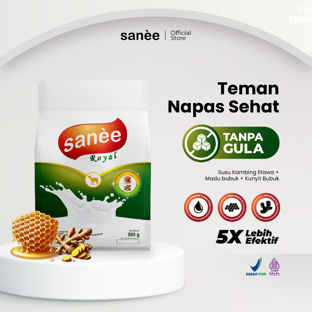 

Susu Kambing Etawa Tanpa Gula – Sanee Royal 500g | Redakan Batuk & Sesak Napas