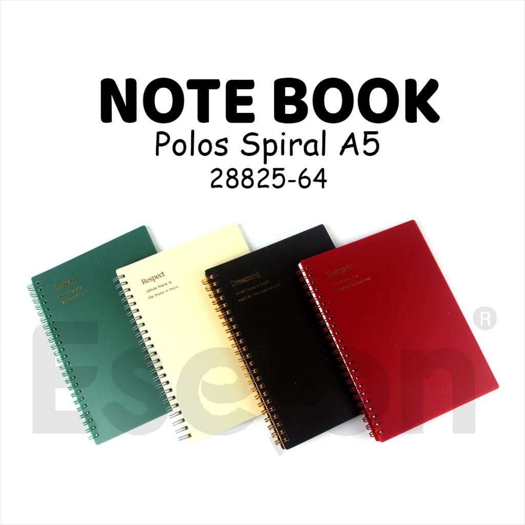 

❤️️Diary Spiral A5 Polos Office 28825-64 / Notebook A5 80LBR❤️️