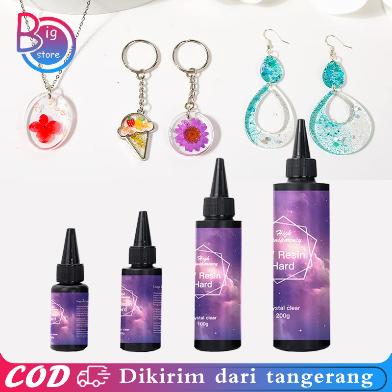 

Resin UV Bening Untuk Nail Art Resin UV Bening Hard Cepat Keras - 50/100/200g