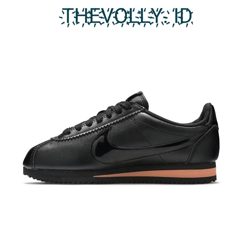 Sepatu Nike Classic Cortez Premium Black Rose Gold BNIB Original / Sneakers Pria