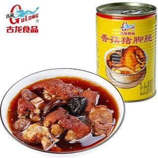 

pork leg with mushrooms/Gulong kaki babi dengan jamur 397gr/Kaleng ( NON HALAL )香菇猪脚腿